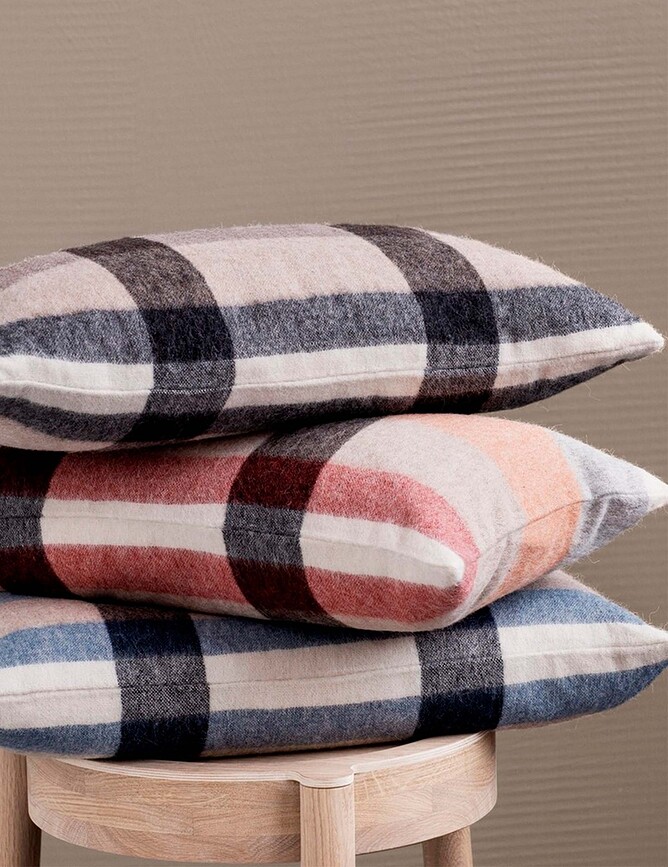 Intersection Housse de Coussin 30 x 50 cm, gris-beige