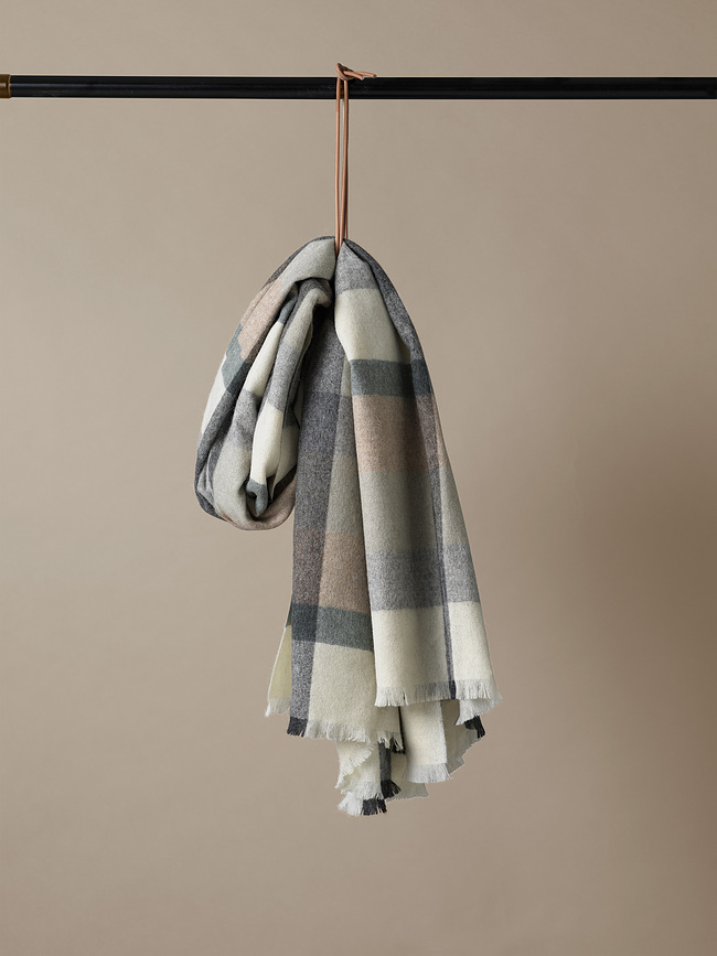 Intersection Odeja, 130 x 190 cm, sivo-modra