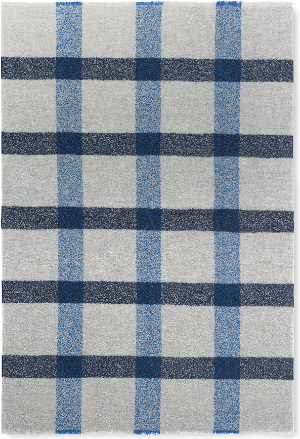 Lava Plaid 130 x 190 cm, beige et gris