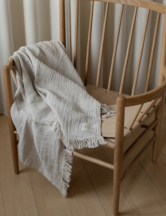 Lavender Plaid 130 x 180 cm, gris