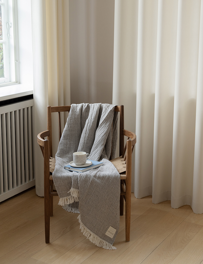 Lavender Plaid 130 x 180 cm, gris