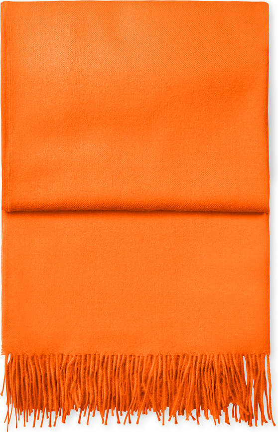 Luxury Plaid 130 x 200 cm, orange