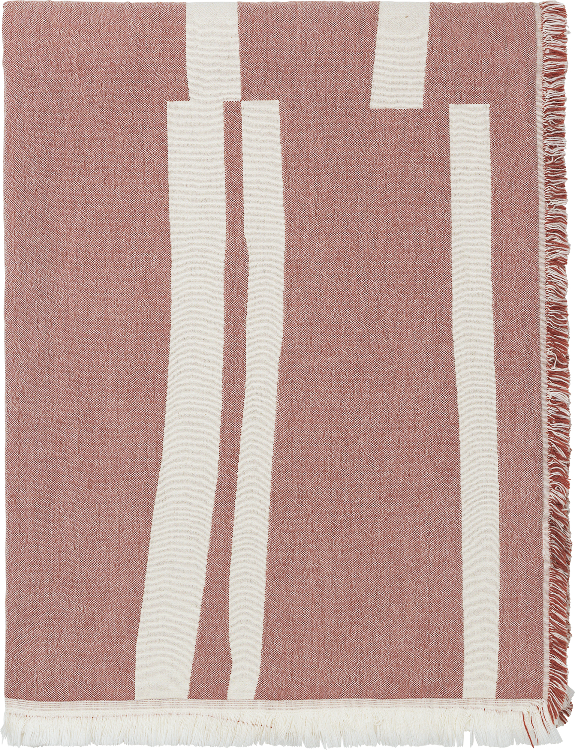 Lyme Grass Decke 130 x 180 cm, hellrot