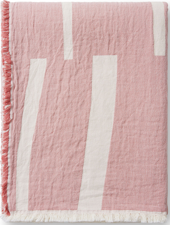 Lyme Grass Odeja, 130 x 180 cm, roza