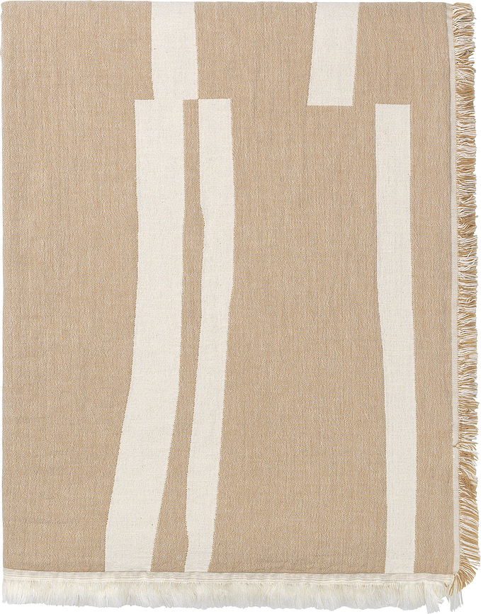 Lyme Grass takaró, 130 x 180 cm, bézs