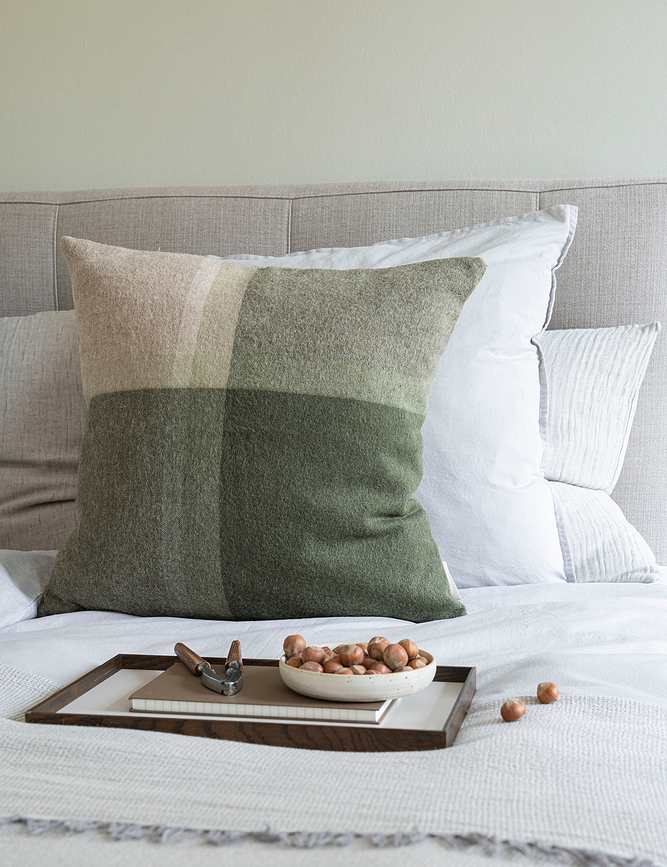 Manhattan Housse de Coussin 50 x 50 cm, gris-beige