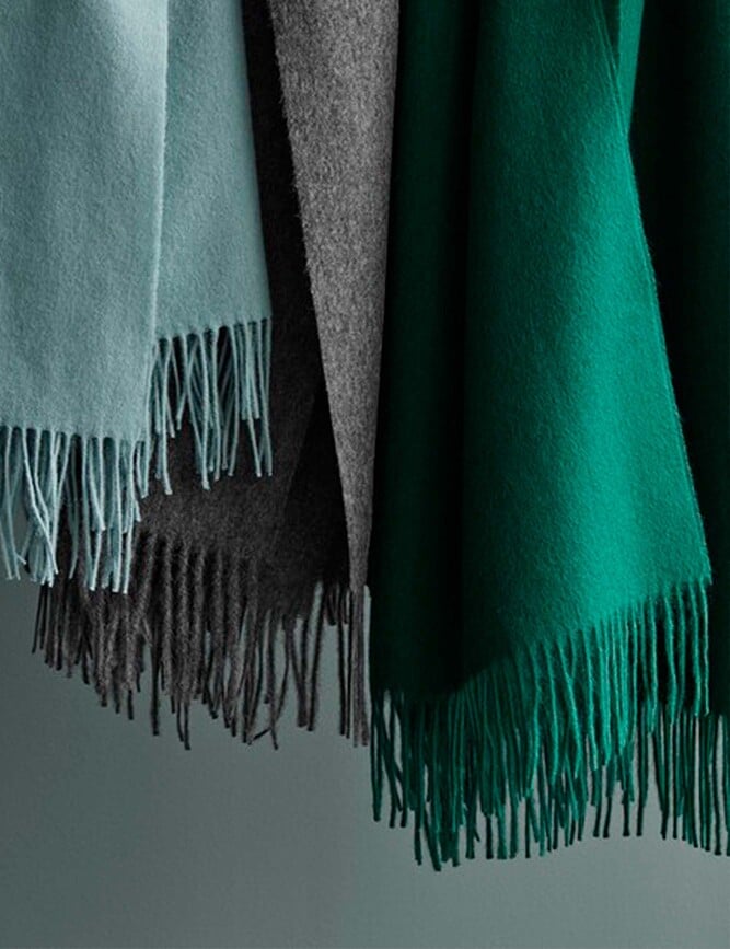 Manta Classic, 130 x 200 cm, roja