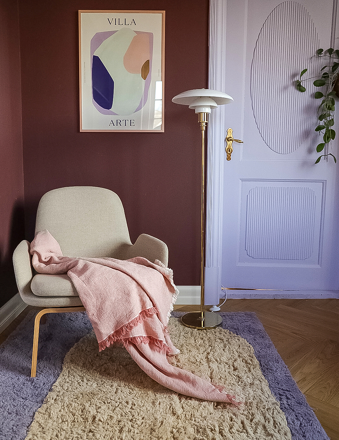 Manta Daisy, 130 x 180 cm, color camel