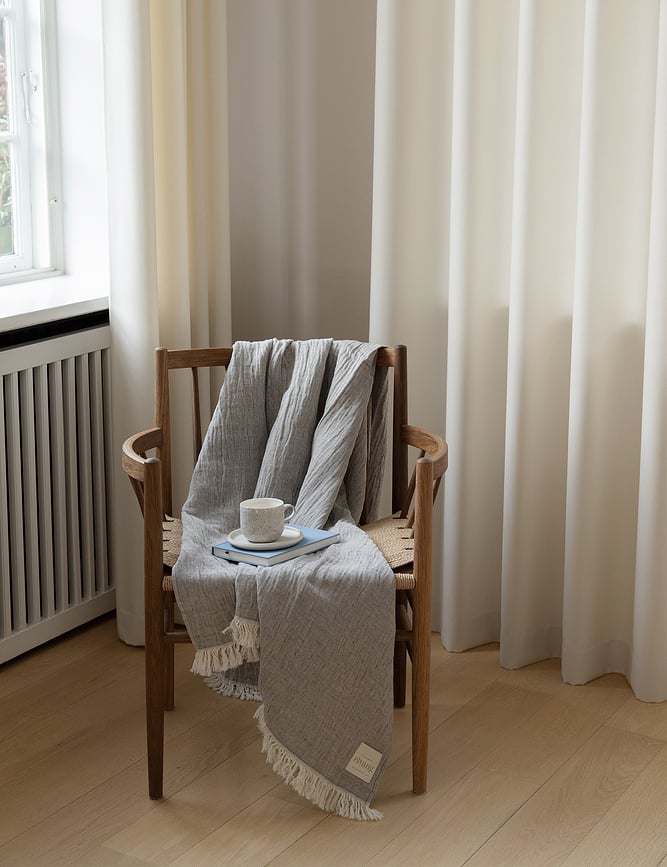 Manta Lavender, 130 x 180 cm, marfil