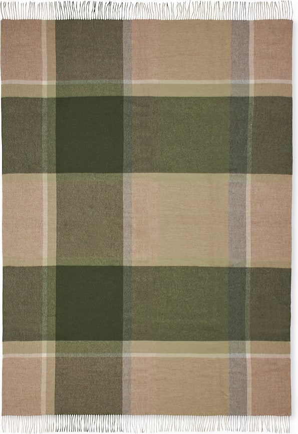 Manta Manhattan, 130 x 200 cm, gris y beige