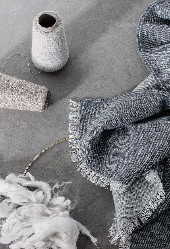 Manta Venice, 130 x 190 cm, gris