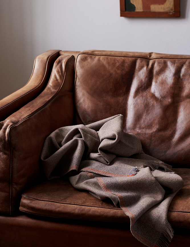 Koc Écru, 130 x 207 cm, bel