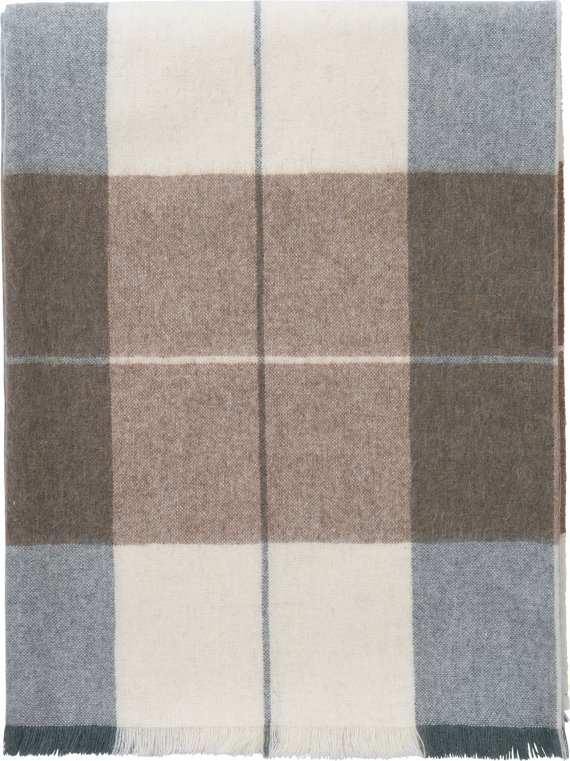 Scotch Decke 130 x 190 cm, grün-braun