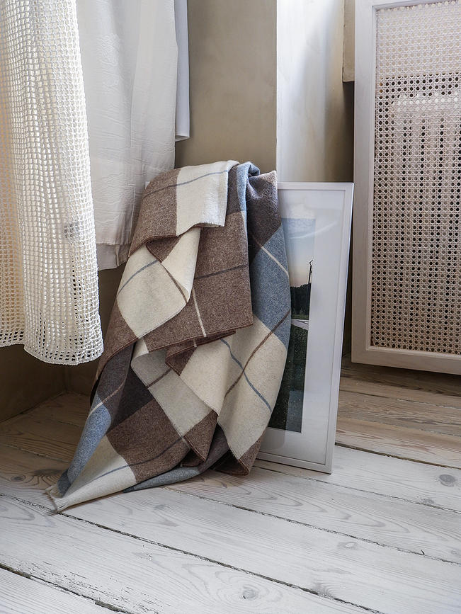 Scotch Plaid 130 x 190 cm, gris-marron