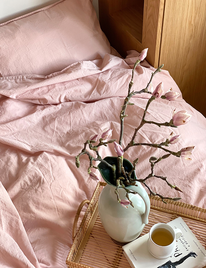 Star Housse de Couette 140 x 220 cm, blanche