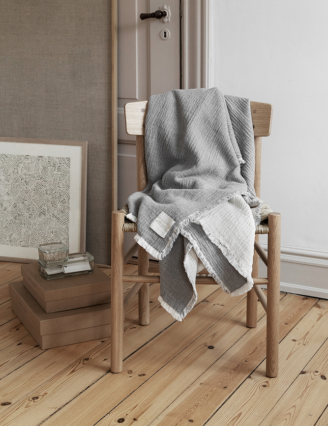 Thyme Deka 130 x 180 cm plava