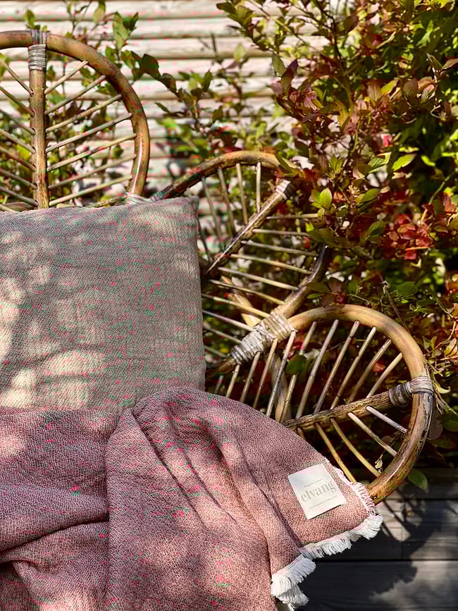 Thyme Deka 130 x 180 cm plava