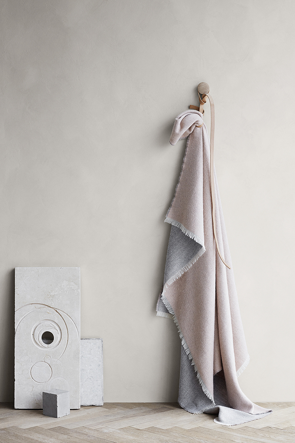 Venice Plaid 130 x 190 cm, gris