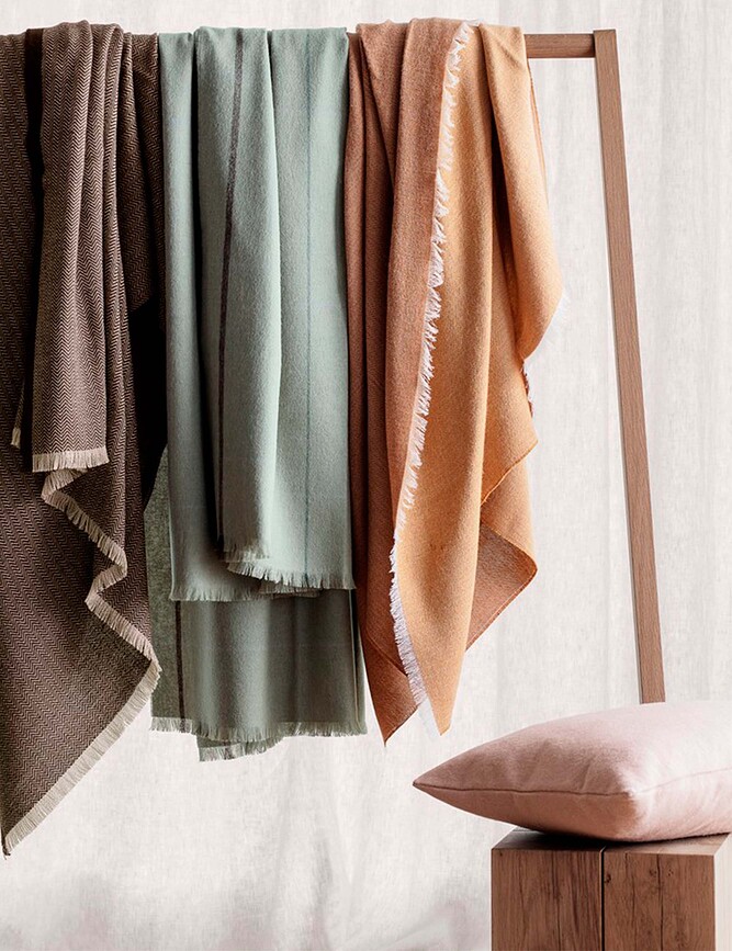 Venice Plaid 130 x 190 cm, gris