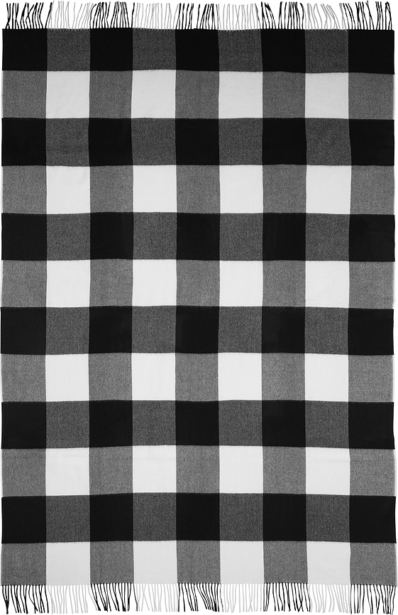 Whisper Plaid 130 x 200 cm, gris et crème