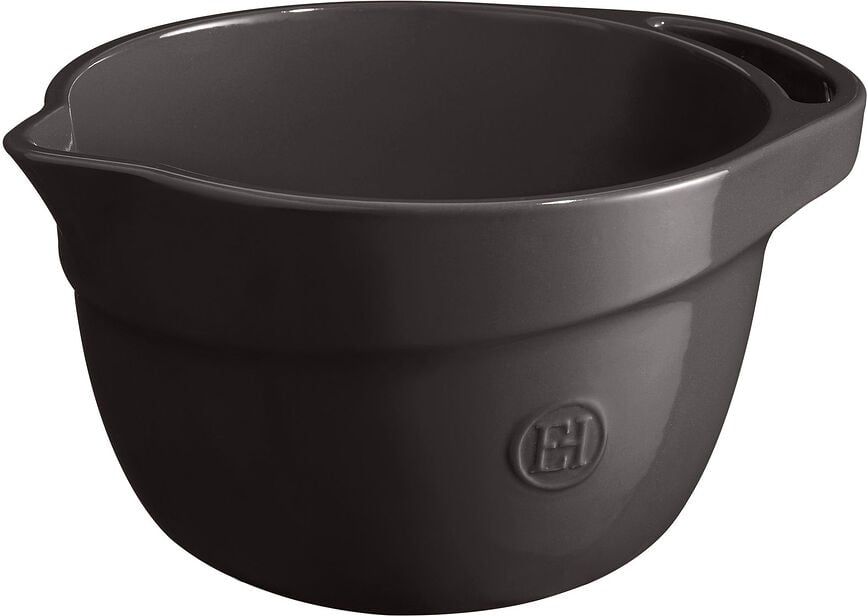Bol de cerámica Emile Henry, 3,5 L, negro