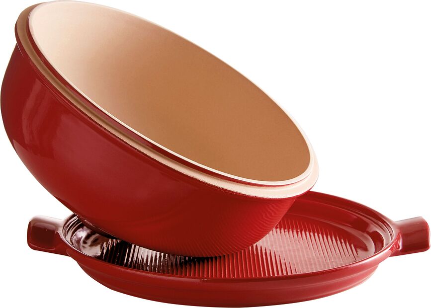 Molde para pan redondo Emile Henry, 2,5 L, rojo