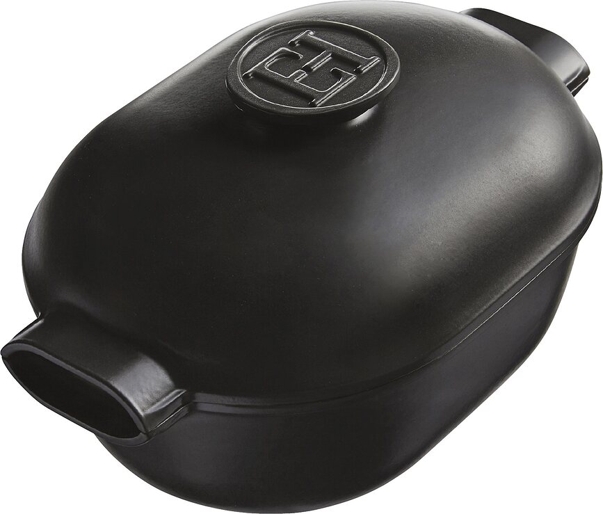 Delight Cocotte ovale 4,5 L, en céramique, noire