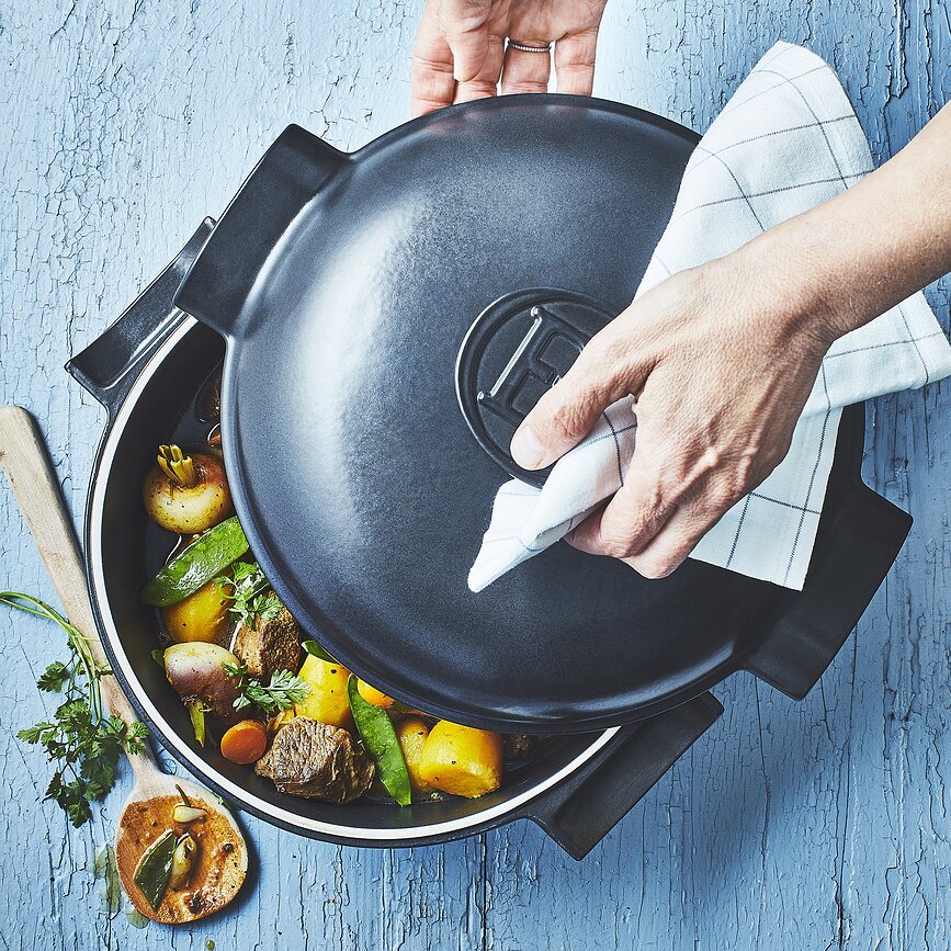 Delight Lonac keramički 4 L crni