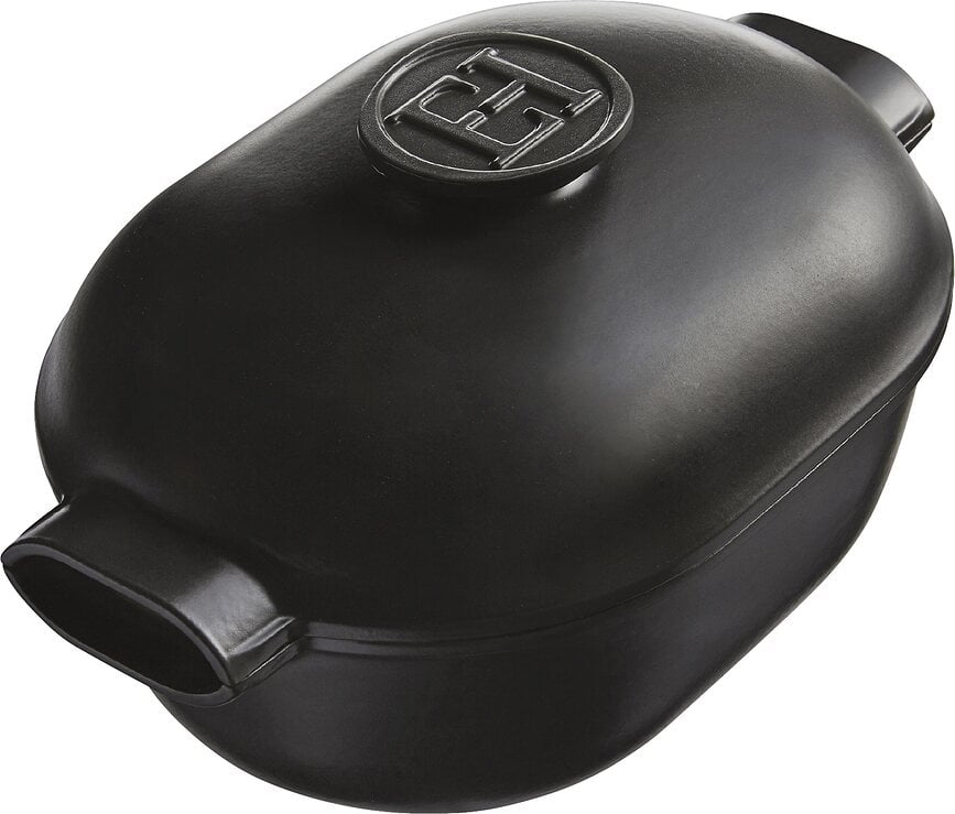 Delight Lonac ovalni 4,5 l keramički crni