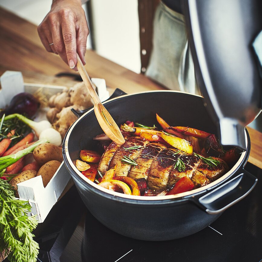 Delight Lonec keramični, 4 l, črn