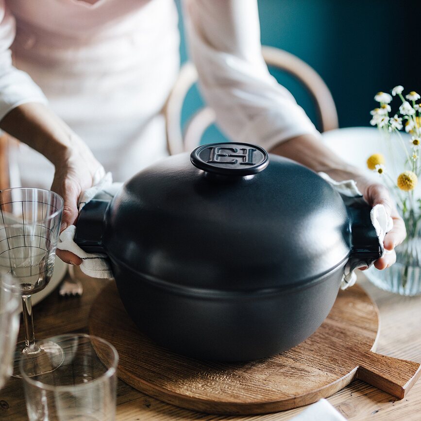 Delight Cocotte en céramique, 2,5 L, noire