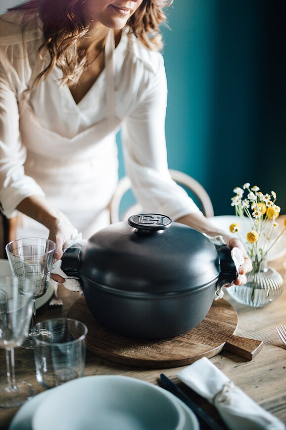 Delight Cocotte en céramique, 2,5 L, noire