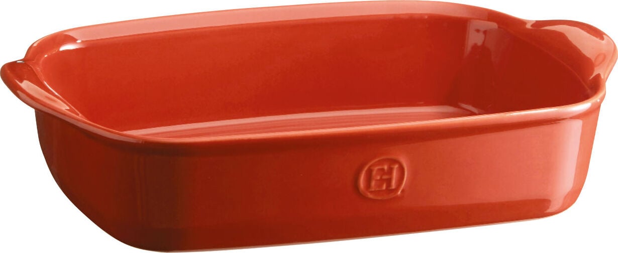 Emile Henry Auflaufform 19 x 30 cm, rot