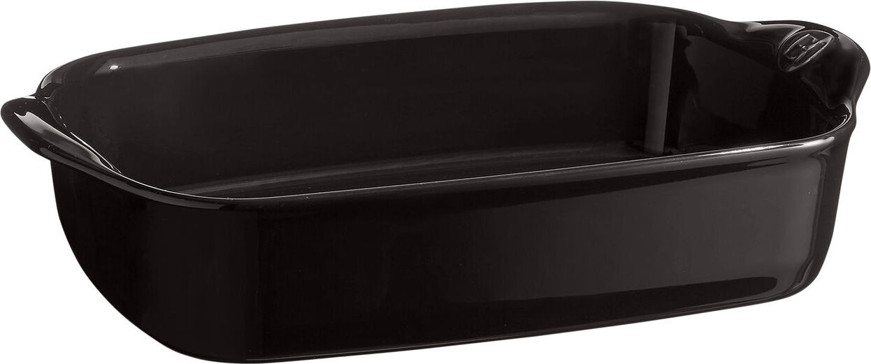 Emile Henry Auflaufform 19 x 30 cm, schwarz