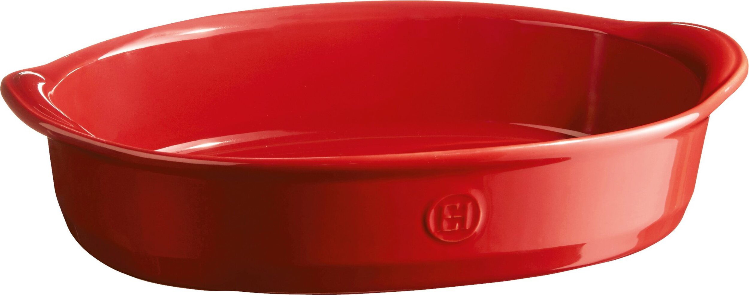 Emile Henry Auflaufform oval 22,5 x 35 cm, rot