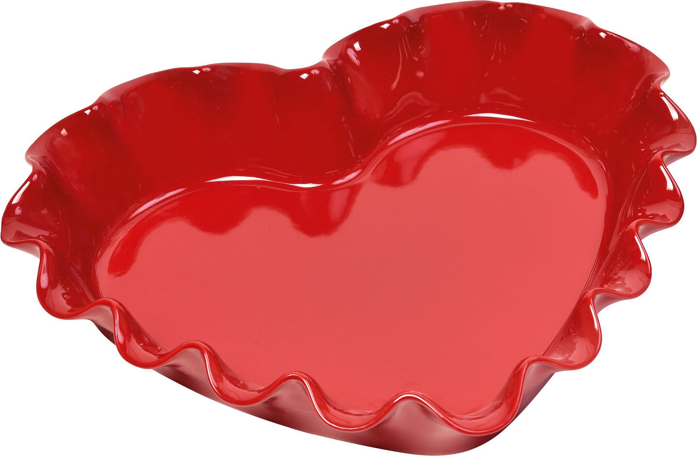 Emile Henry Backform Herzform, rot