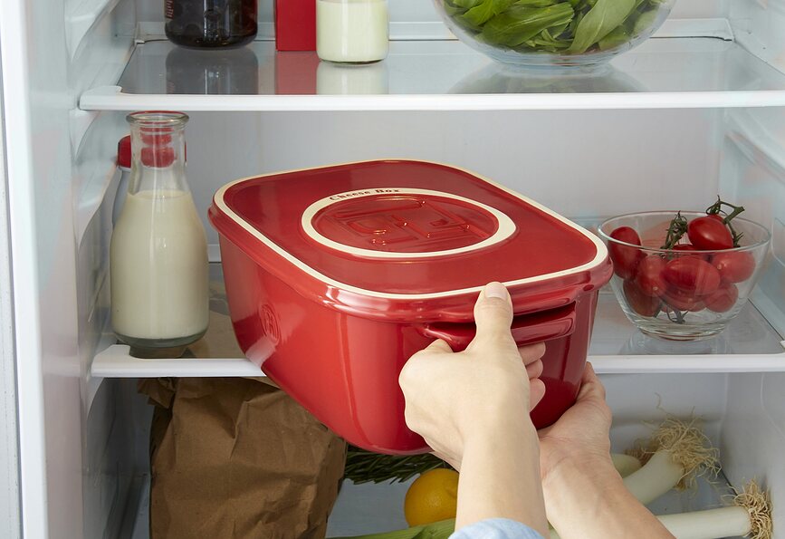 Emile Henry Boîte à Fromage, rouge