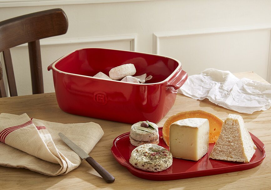 Emile Henry Boîte à Fromage, rouge