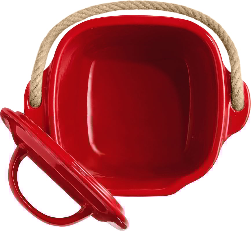 Emile Henry Composteur 3,9 L, rouge