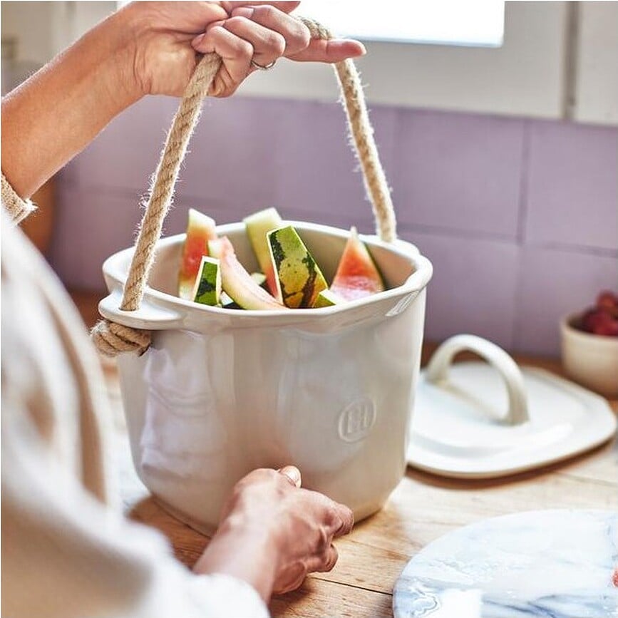 Emile Henry Composteur 3,9 L, rouge