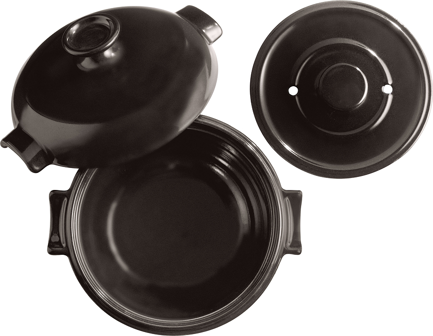 Emile Henry Cocotte à riz, noire