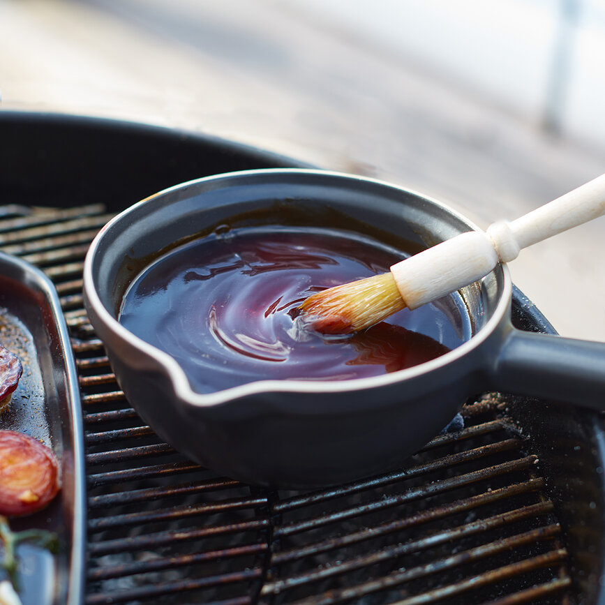 Emile Henry dyb grillfad 1,1 l, sort