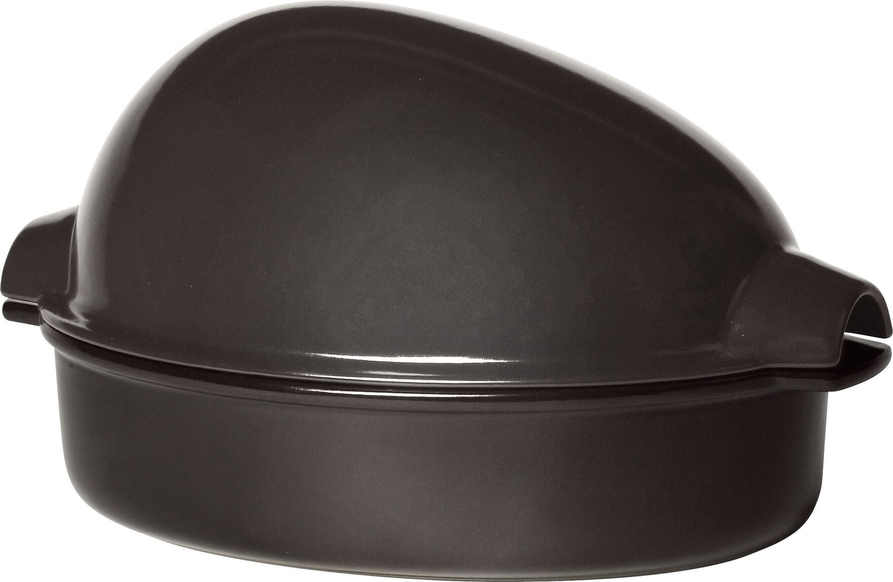 Emile Henry Gänsebräter 5 L, schwarz
