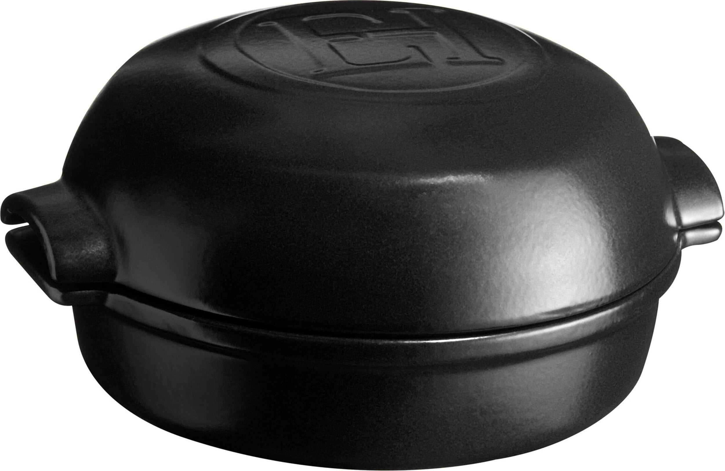 Töpfe Emile Henry Grilltopf 0, 5 L, Schwarz