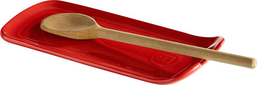 Emile Henry II Repose-cuillère, rouge