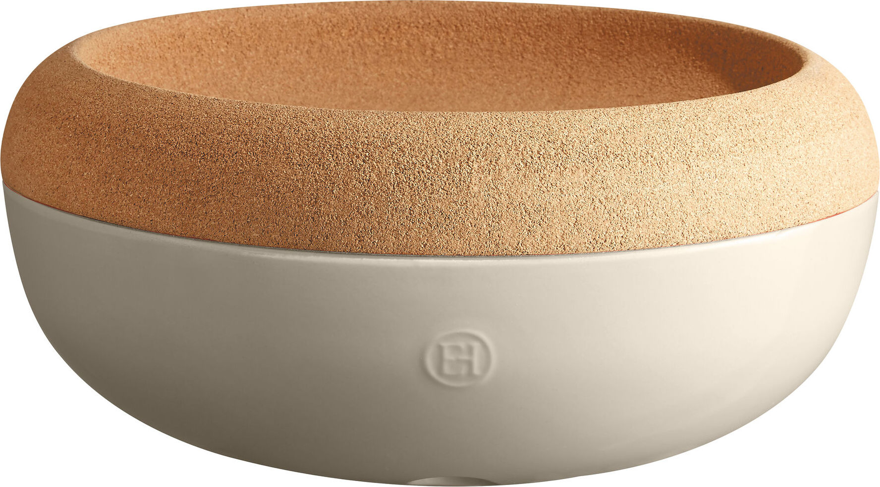 Emile Henry Keramikschale 36 cm, creme