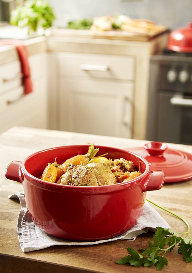 Emile Henry Lonac keramički 4 l crveni