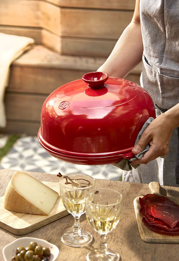 Emile Henry Moule à Pain rond, 2,5 L, rouge