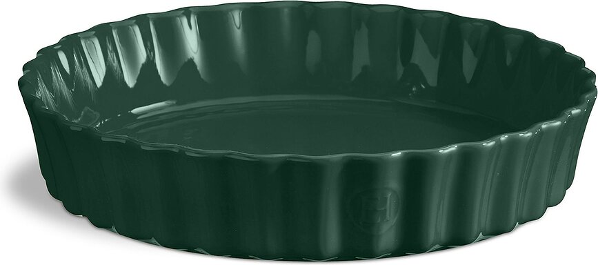 Emile Henry Moule à Tarte 24 cm, céramique, vert