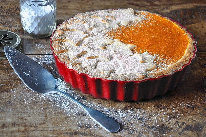 Emile Henry Plat à Tarte profond, 28 cm, rouge, céramique